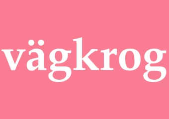 Synonym vägkrog