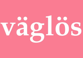 Synonym väglös