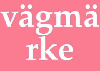 Synonym vägmärke