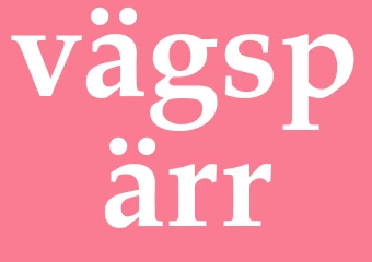 Synonym vägspärr