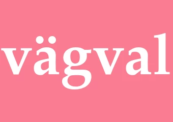 Synonym vägval