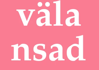 Synonym välansad