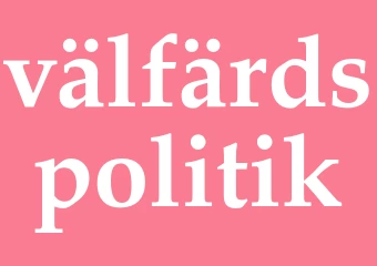 Synonym välfärdspolitik