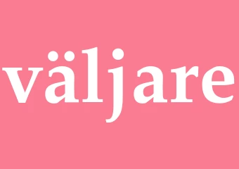 Synonym väljare