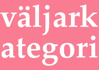 Synonym väljarkategori