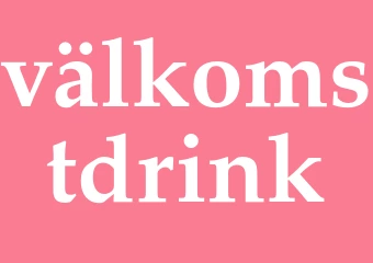 Synonym välkomstdrink