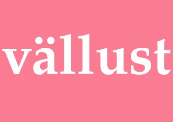 Synonym vällust