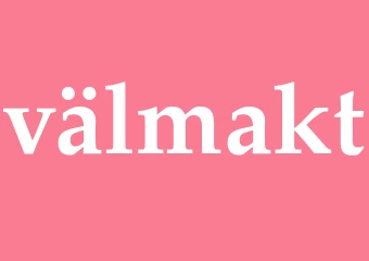 Synonym välmakt