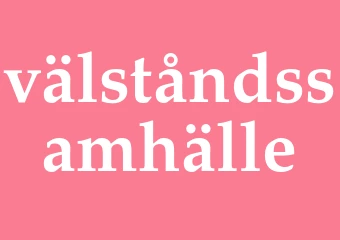 Synonym välståndssamhälle
