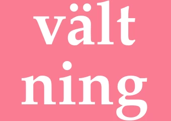 Synonym vältning