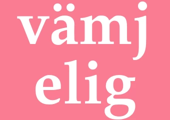 Synonym vämjelig