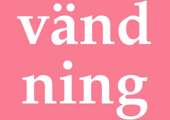 Synonym vändning