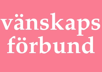 Synonym vänskapsförbund