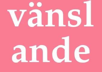 Synonym vänslande