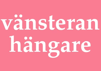 Synonym vänsteranhängare