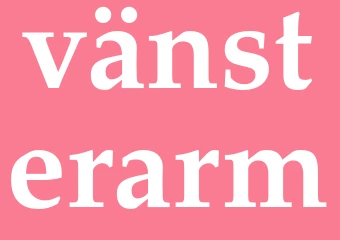 Synonym vänsterarm