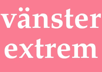 Synonym vänsterextrem