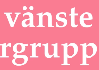 Synonym vänstergrupp