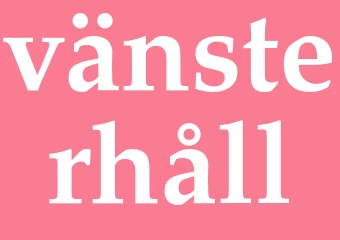Synonym vänsterhåll
