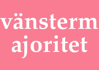 Synonym vänstermajoritet