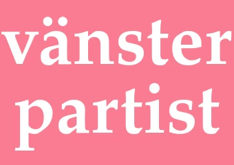 Synonym vänsterpartist