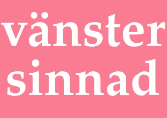 Synonym vänstersinnad