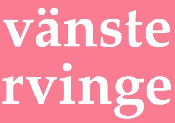 Synonym vänstervinge