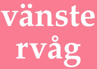 Synonym vänstervåg