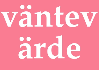 Synonym väntevärde