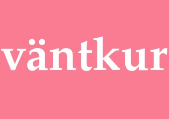 Synonym väntkur