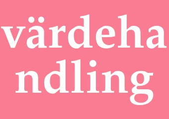 Synonym värdehandling