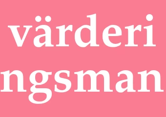 Synonym värderingsman