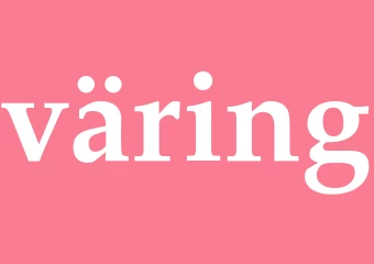 Synonym väring