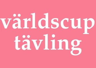 Synonym världscuptävling
