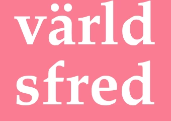 Synonym världsfred