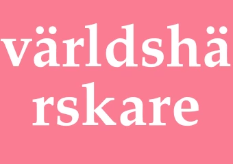 Synonym världshärskare