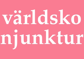 Synonym världskonjunktur