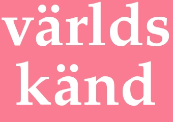 Synonym världskänd