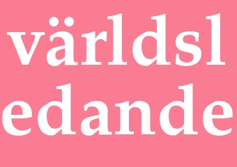 Synonym världsledande