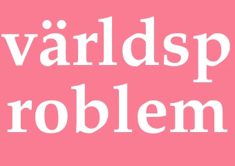 Synonym världsproblem