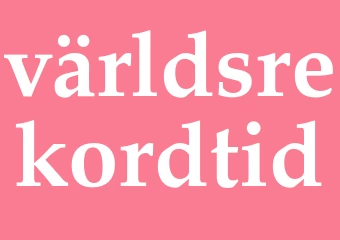 Synonym världsrekordtid