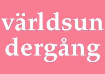 Synonym världsundergång