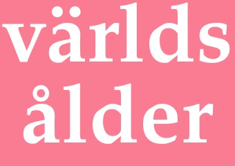 Synonym världsålder