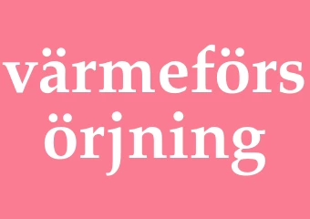 Synonym värmeförsörjning