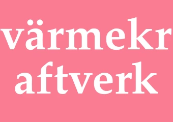 Synonym värmekraftverk