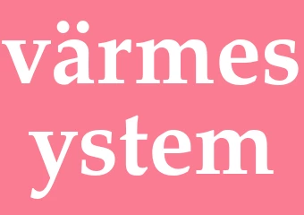 Synonym värmesystem