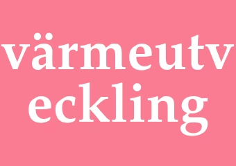 Synonym värmeutveckling