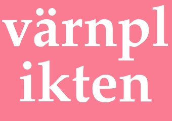 Synonym värnplikten