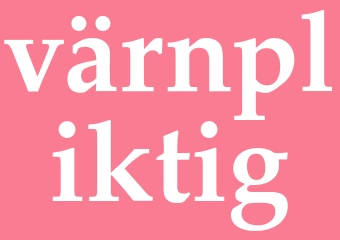 Synonym värnpliktig
