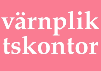 Synonym värnpliktskontor